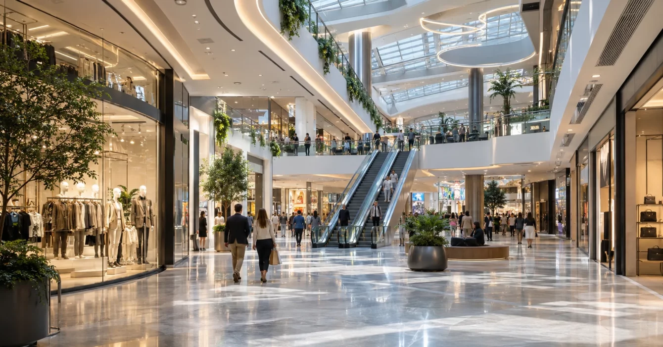 Galeries commerciales – GTB et supervision ELSYS Solutions GTB et supervision dans une galerie commerciale moderne
